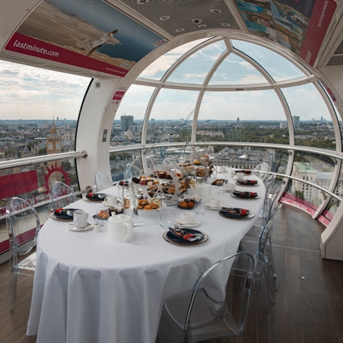 Afternoon Tea on The London Eye & River Cruise for Two Afternoon Tea on The London Eye & River Cruise for Two